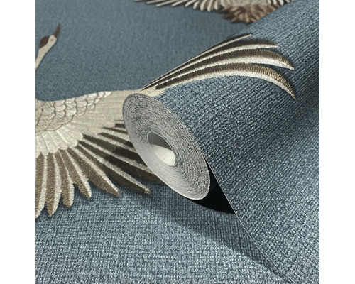 Tapetenrolle mit Kranichmuster