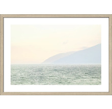 Tableau mural encadré avec motif côtier