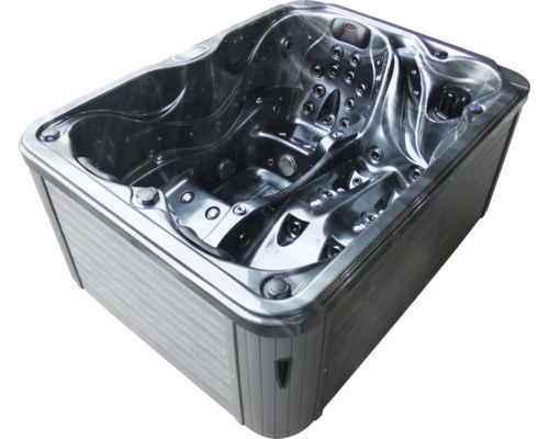 Rechteckiger Whirlpool mit Düsen