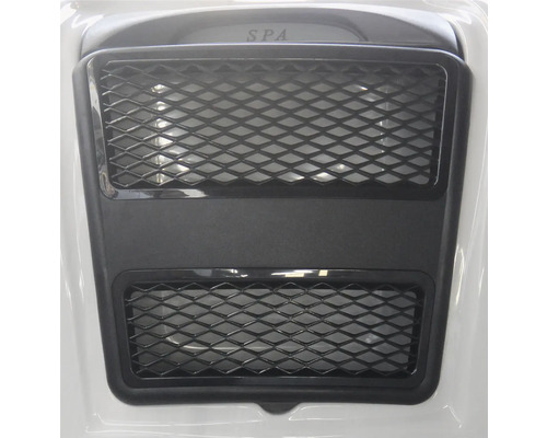 Detailansicht eines Whirlpools mit Gittereinsätzen