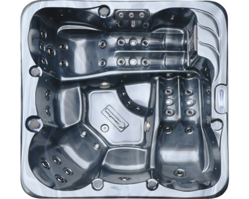 Aussenwhirlpool Sonnenkönig Borneo schwarz inkl. Anlieferung und Inbetriebnahme