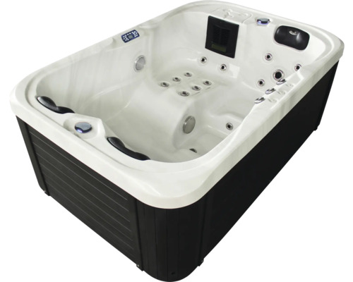 Bain à remous avec jets et commandes
