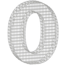 Gitterform bellissa Buchstabengabione O 81,5 x 21 x 100 cm