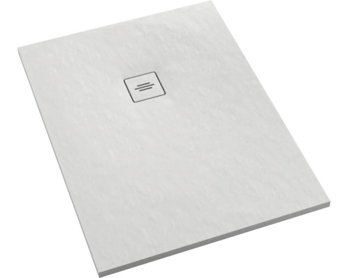 Duschwanne OTTOFOND Nevis 90 x 140 x 3.5 cm weiss strukturiert matt 879301 Rechteckige Duschwanne mit Ablauf