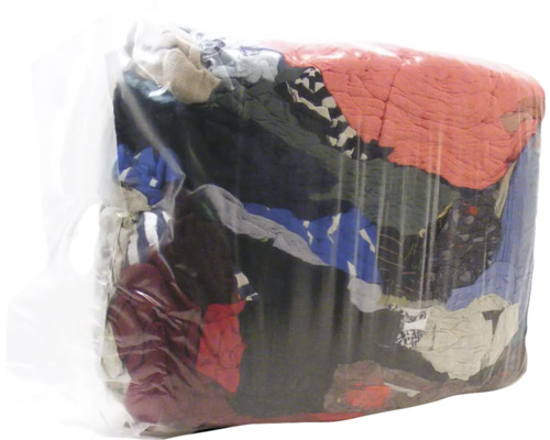 Textilputzlappen in einer transparenten Verpackung