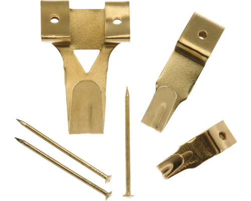 Bilderhaken und Nägel-Set zur Aufhängung von Bildern