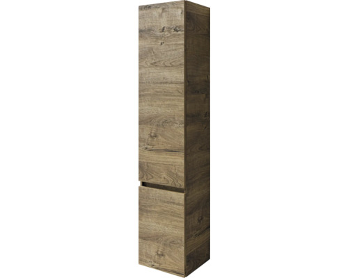 Hochschrank pelipal Napoli/Cavallino/Milano BxHxT 35x169x35 cm eiche ribbeck Hochschrank mit Schublade im Holzdekor für das Badezimmer