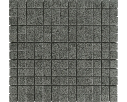 Mosaïque en céramique 32x29,5 cm gris mat