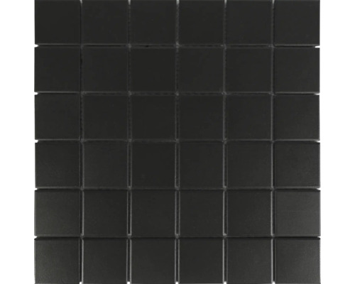 Mosaïque en céramique 29.8x29.8 cm noir mat