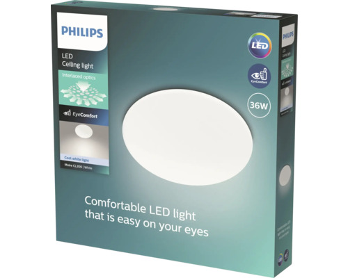 Verpackung einer Philips LED Deckenleuchte