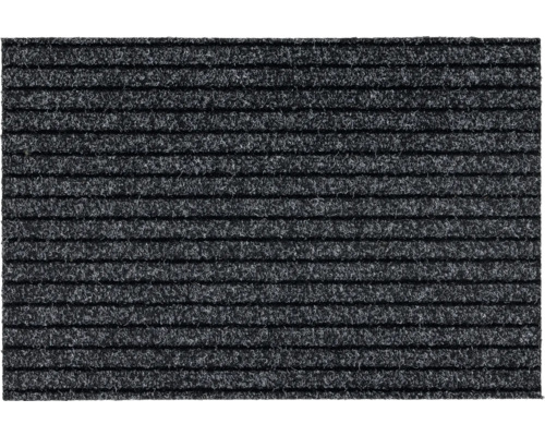 Paillasson en reps anthracite 0,48 cm largeur 100 cm (au mètre) Paillasson avec structure côtelée