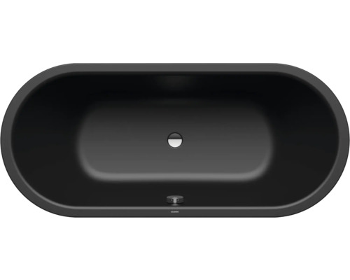 Badewanne KALDEWEI CLASSIC DUO OVAL FREISTEHEND 113-7 75 x 170 cm schwarz matt 291446420676-0