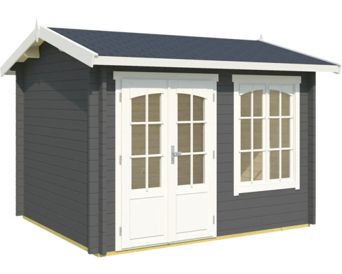 Abri de jardin en bois avec double porte et fenêtre