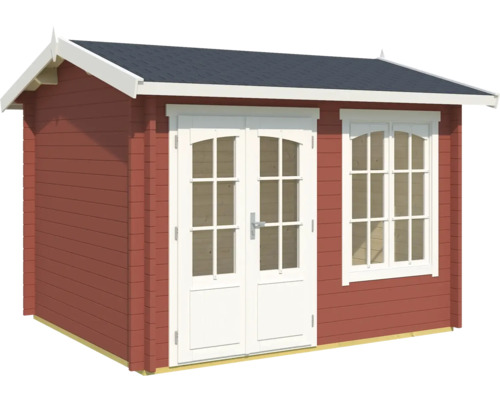 Abri de jardin en bois avec double porte et fenêtre