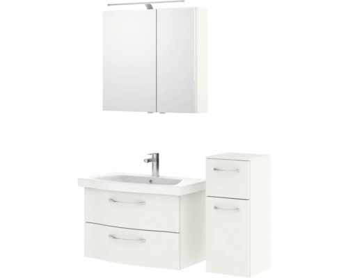 Ensemble de meubles de salle de bains pelipal Sunline 114 112 cm blanc 4 pièces SET-116-047