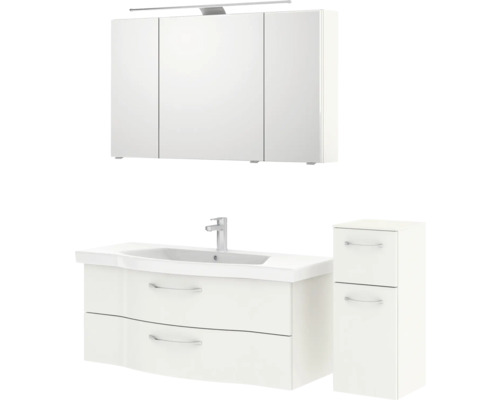 Ensemble de meubles de salle de bains pelipal Sunline 114 152 cm blanc 4 pièces SET-116-071