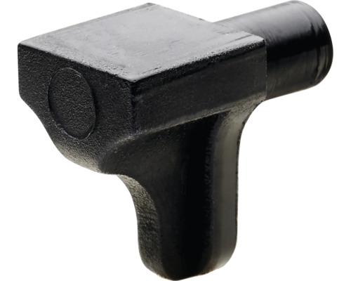 Bodenträger mit Zapfen Ø 5 mm Kunststoff schwarz 100 Stück Fachbodenträger aus Metall