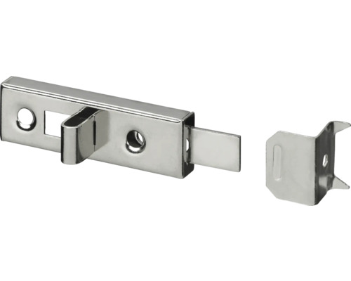 Verrou de meuble droit 16 x 51 mm acier galvanisé 5 pièces Loquet de porte en métal