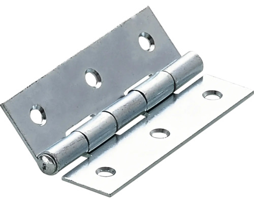 Schmales Scharnier 70 x 35 x 1,2 mm Stahl verzinkt 10 Stück Scharnier aus Metall mit Befestigungslöchern