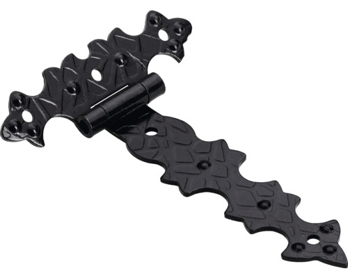 Scharnier gekröpft 80 x 69 x 1,5 mm Stahl 5 Stück Scharnier mit dekorativem Design für Türen und Tore