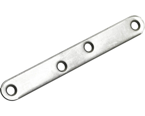 Tôle d'assemblage 120x15 mm acier inoxydable 25 pièces Connecteur métallique avec cinq trous