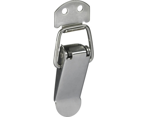 Serrure pour caisses 68 x 30 mm acier inoxydable brut 10 pièces Loquet à genouillère zingué