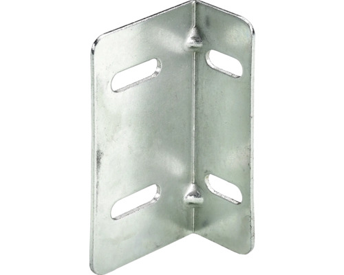 Angle de réglage 18 x 30 x 60 x 1,2 mm acier galvanisé 10 pièces Équerre d''assemblage métallique avec trous