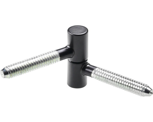 Einbohrband 28 x Ø 8 mm Stahl schwarz matt 5 Stück Türband mit Gewindestift