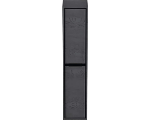 Armoire haute Sanox Loft lxhxp 40 x 170 x 35 cm droite couleur de façade black oak