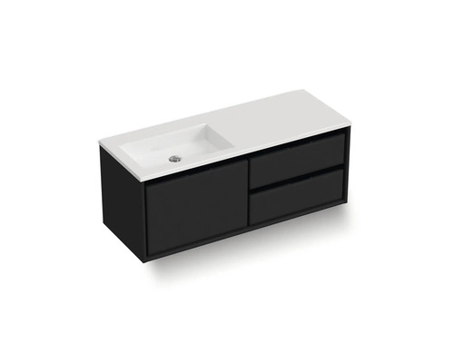 Meuble sous-lavabo avec lavabo et tiroirs