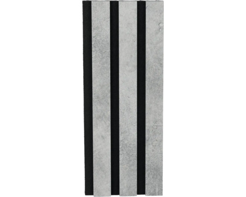 Échantillon panneau acoustique Fjordwall stratifié gris béton 300x150 mm