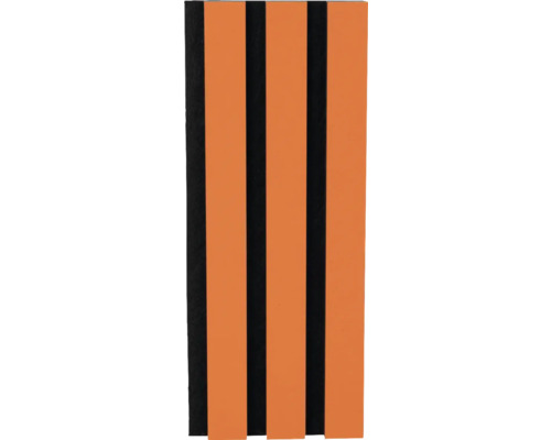 Handmuster Fjordwall Akustikpaneel Linoleum Orange 20x600x2400 mm