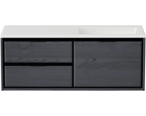 Meuble sous-lavabo avec tiroirs et lavabo