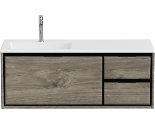 Meuble-lavabo avec deux tiroirs et lavabo