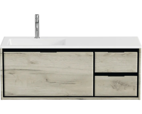 Meuble sous-lavabo avec lavabo et robinet