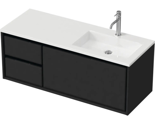 Meuble sous-lavabo avec lavabo et robinet