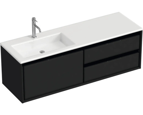 Meuble-lavabo avec lavabo et deux tiroirs