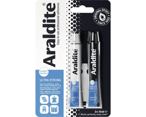 Colle Araldite standard, 2 tubes à 15 ml - HORNBACH