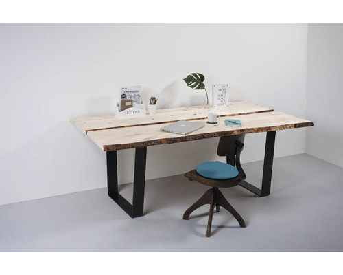 Massivholzbrett Schwarzwald Tanne zweiseitig unbesäumt 1220 x 330 x 40 mm Massivholzbrett Schwarzwald Tanne zweiseitig unbesäumt 1220 x 330 x 40 mm