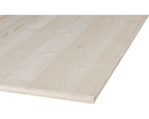 Panneau en bois stable 3 couches épicéa 60x625x1250 mm