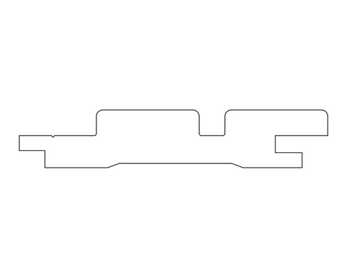 Vue de profil d''un assemblage rainure et languette