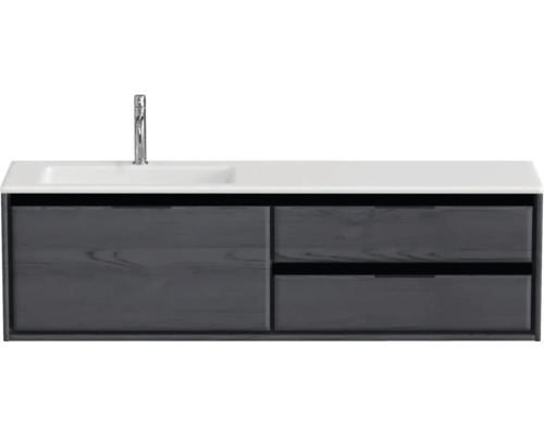 Meuble sous-lavabo avec lavabo et robinetterie