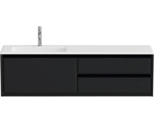 Meuble sous-lavabo avec lavabo et robinet