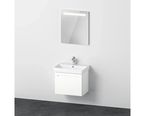 Badmöbel-Set DURAVIT No.1 65 cm weiss matt 3-teilig N10166018180000