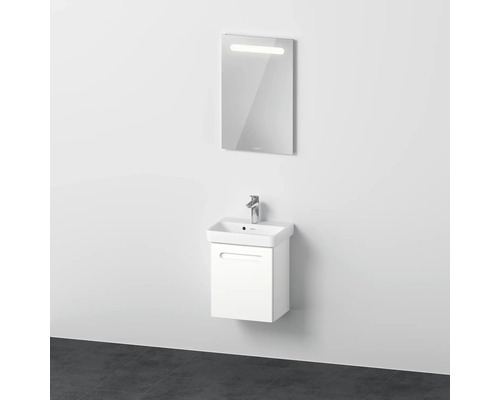 Ensemble de meubles de salle de bains DURAVIT n°1 45 cm blanc mat 3 pièces N10150R18180000 droite