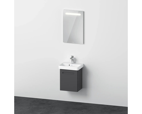 Ensemble de meubles de salle de bains DURAVIT n°1 45 cm graphite mat 3 pièces N10150L49490000 gauche