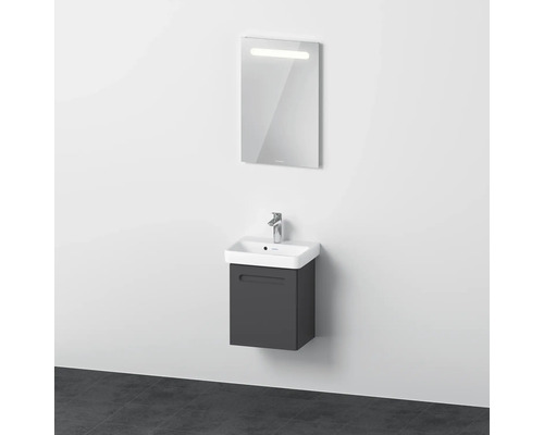 Ensemble de meubles de salle de bains DURAVIT n°1 45 cm graphite mat 3 pièces N10150R49490000 droite