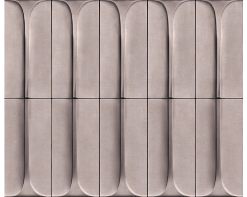 Papier peint intissé 34479 Shades Iconic aspect 3D rose Panneaux muraux décoratifs avec surface côtelée pour la décoration murale