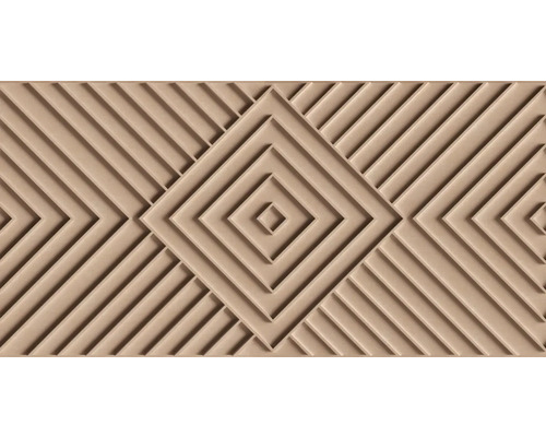 Papier peint intissé 34483 Shades Iconic aspect 3D beige Panneau décoratif à motif géométrique