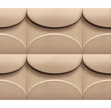 Carreaux muraux carrés avec motif demi-cercle pour la décoration murale